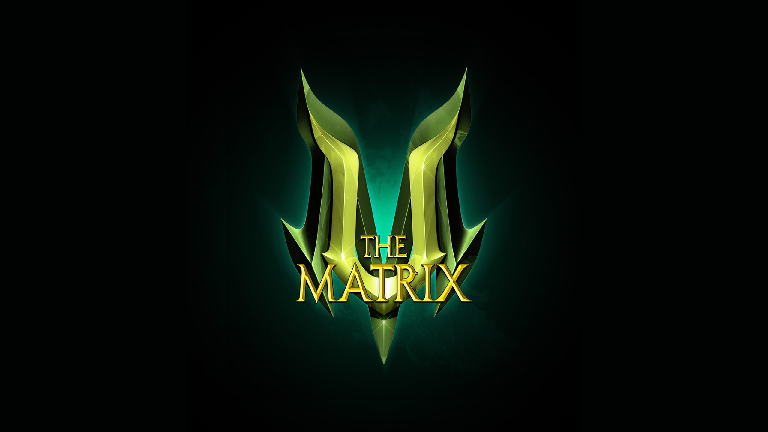 logo 2560x1440 wallpaper mu the matrix